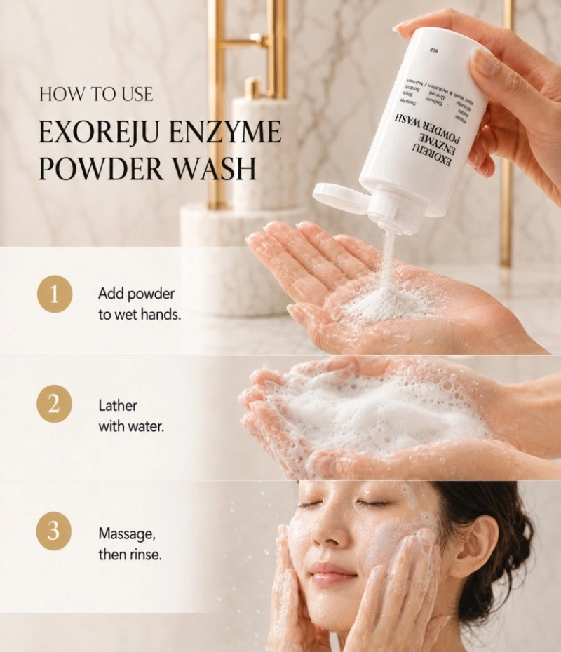 EXOREJU Enzyme Powder Wash, 80g